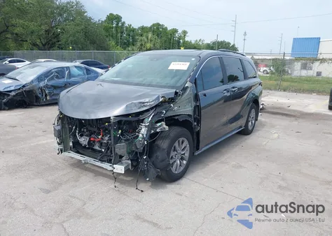 2025 Toyota Sienna Xle из США, поврежденный, VIN 5TDYRKEC0SS242648